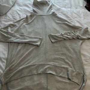 Madison & Berkeley XL high/low funnel neck sweater